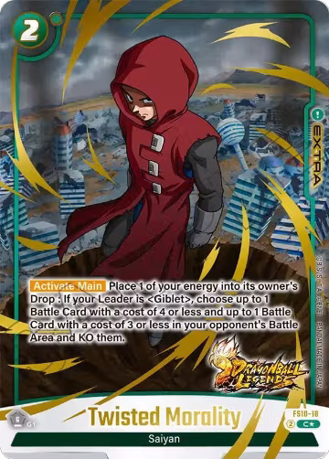 Twisted Morality (Bonus Pack Alternate Art) (FS10-18), Starter Deck 10: Giblet — DB Fusion card price
