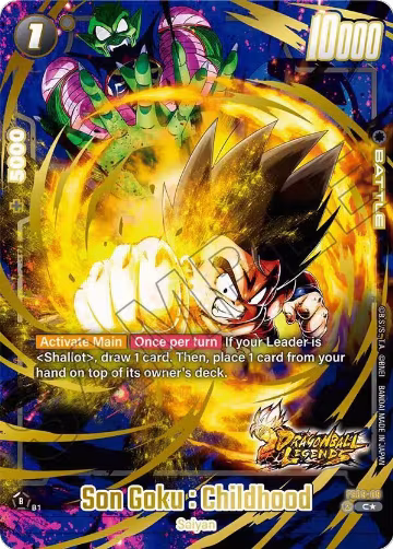 Son Goku : Childhood (Bonus Pack Alternate Art) (FS09-09), Starter Deck 9: Shallot — DB Fusion card price