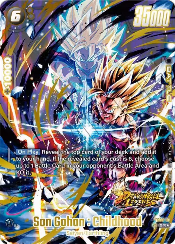 Son Gohan : Childhood (Bonus Pack Alternate Art) (FS09-10) — card price