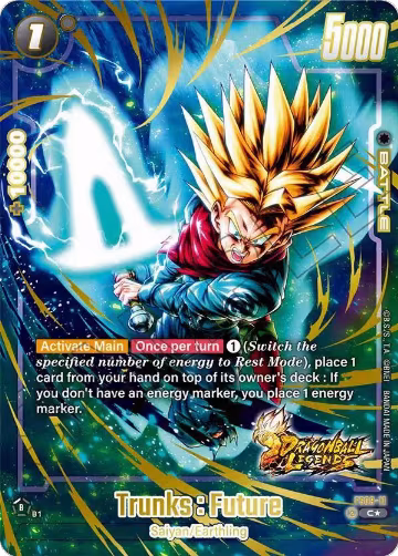 Trunks : Future (Bonus Pack Alternate Art) (FS09-11), Starter Deck 9: Shallot — DB Fusion card price
