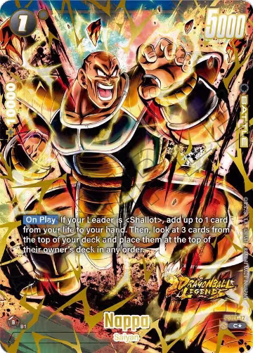 Nappa (Bonus Pack Alternate Art) (FS09-12), Starter Deck 9: Shallot — DB Fusion card price