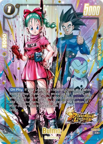Bulma (Bonus Pack Alternate Art) (FS09-14), Starter Deck 9: Shallot — DB Fusion card price