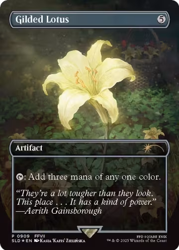 Gilded Lotus (Rainbow Foil) (909) (909), Secret Lair Drop Series — Magic card price