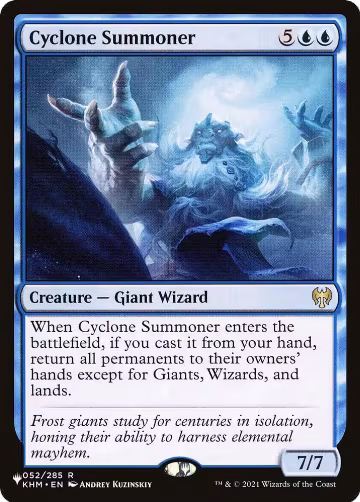Cyclone Summoner (052/285), The List Reprints — Magic card price