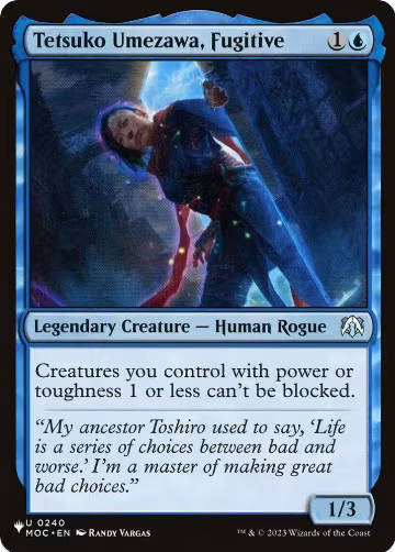 Tetsuko Umezawa, Fugitive (MOC) (240), The List Reprints — Magic card price