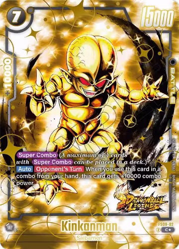 Kinkanman (Bonus Pack Alternate Art) (FS09-02), Starter Deck 9: Shallot — DB Fusion card price
