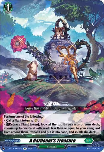 A Gardener's Treasure (DZ-BT08/062EN), DZ-BT08: Knights 0f Rebirth — Vanguard card price