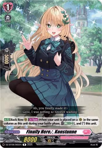 Finally Here~ Konstunne (DZ-BT08/065EN), DZ-BT08: Knights 0f Rebirth — Vanguard card price