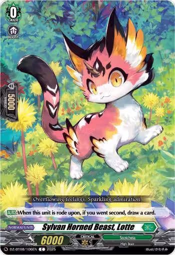 Sylvan Horned Beast, Lotte (DZ-BT08/106EN), DZ-BT08: Knights 0f Rebirth — Vanguard card price