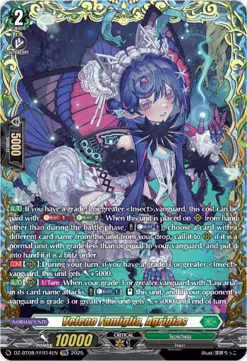 Veleno Famiglia, Agrigias (FFR) (DZ-BT08/FFR14EN), DZ-BT08: Knights 0f Rebirth — Vanguard card price