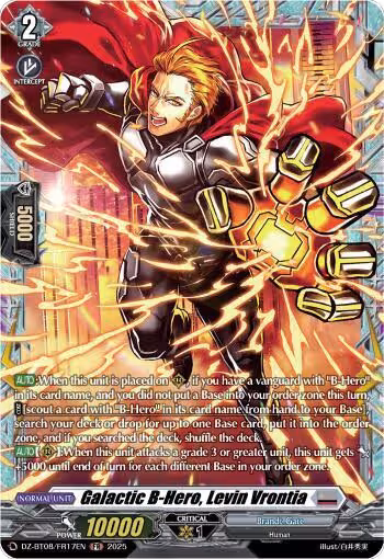 Galactic B Hero, Levin Vrontia (FR) (DZ-BT08/FR17EN), DZ-BT08: Knights 0f Rebirth — Vanguard card price