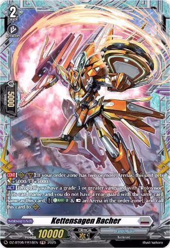 Kettensagen Racher (FR) (DZ-BT08/FR18EN), DZ-BT08: Knights 0f Rebirth — Vanguard card price