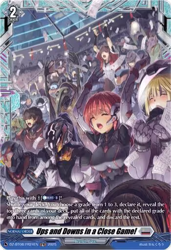 Ups and Downs in a Close Game! (FR) (DZ-BT08/FR24EN), DZ-BT08: Knights 0f Rebirth — Vanguard card price