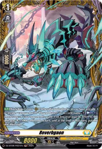 Reverbgaon (FR) (DZ-BT08/FR31EN), DZ-BT08: Knights 0f Rebirth — Vanguard card price