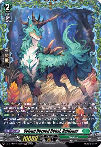 Sylvan Horned Beast, Voldyaar (FR) (DZ-BT08/FR35EN), DZ-BT08: Knights 0f Rebirth — Vanguard card price