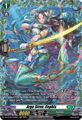 Argo Siren, Cephis (FR) (DZ-BT08/FR36EN), DZ-BT08: Knights 0f Rebirth — Vanguard card price
