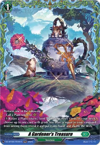 A Gardener's Treasure (FR) (DZ-BT08/FR40EN), DZ-BT08: Knights 0f Rebirth — Vanguard card price