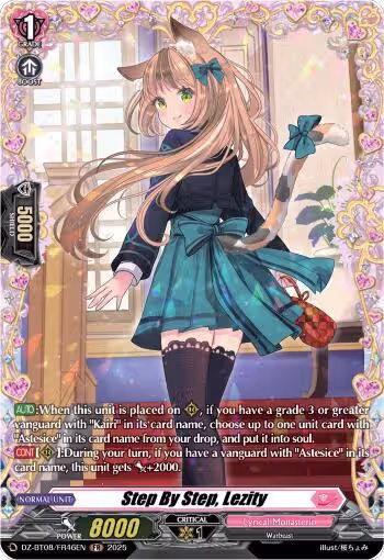 Step By Step, Lezity (FR) (DZ-BT08/FR46EN), DZ-BT08: Knights 0f Rebirth — Vanguard card price