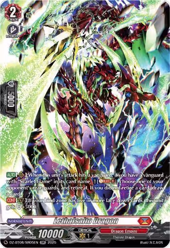 Lethalsalto Dragon (SR) (DZ-BT08/SR05EN), DZ-BT08: Knights 0f Rebirth — Vanguard card price
