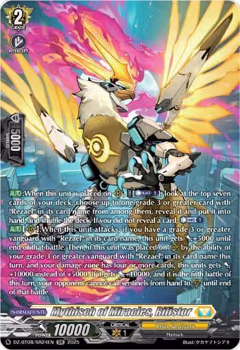 Mythisch of Miracles, Rifistor (SR) (DZ-BT08/SR24EN), DZ-BT08: Knights 0f Rebirth — Vanguard card price