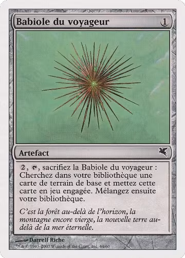 Wayfarer's Bauble (French) - "Babiole du voyageur" (D44) (D44), Magic Encyclopedia 2005 (Salvat/Hachette) — Magic card price