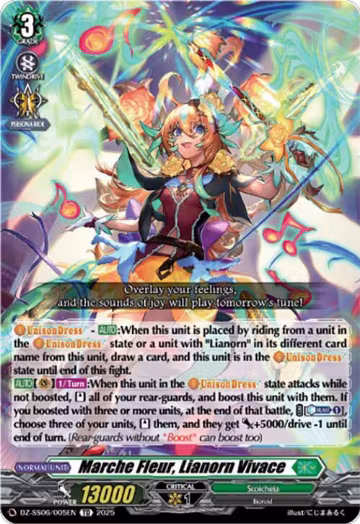 Marche Fleur, Lianorn Vivace (DZ-SS06/005EN), DZ-SS06: Master Deckset -Urara Haneyama- — Vanguard card price