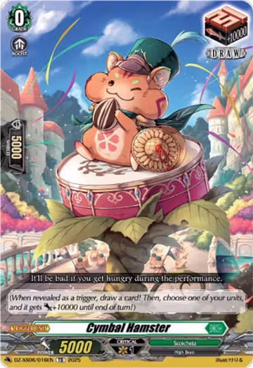 Cymbal Hamster (DZ-SS06/016EN), DZ-SS06: Master Deckset -Urara Haneyama- — Vanguard card price
