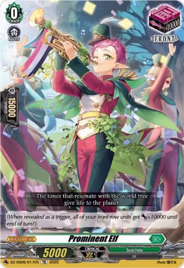 Prominent Elf (DZ-SS06/017EN), DZ-SS06: Master Deckset -Urara Haneyama- — Vanguard card price