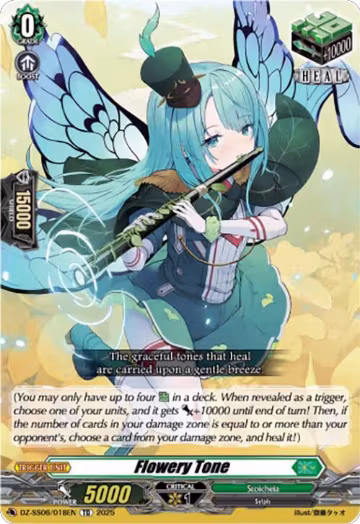 Flowery Tone (DZ-SS06/018EN), DZ-SS06: Master Deckset -Urara Haneyama- — Vanguard card price