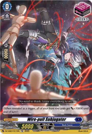 Wire-pull Subjugater (DZ-SS07/017EN), DZ-SS07: Master Deckset -Michiru Hazama- — Vanguard card price