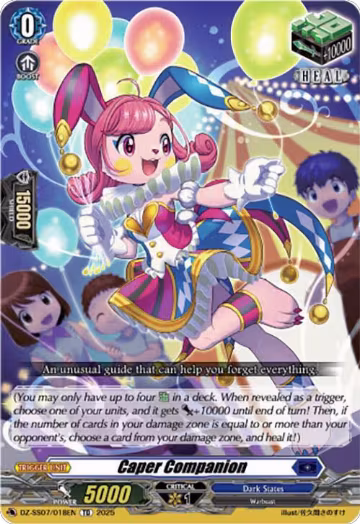 Caper Companion (DZ-SS07/018EN), DZ-SS07: Master Deckset -Michiru Hazama- — Vanguard card price