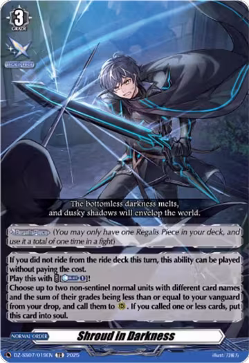 Shroud in Darkness (DZ-SS07/019EN) — card price