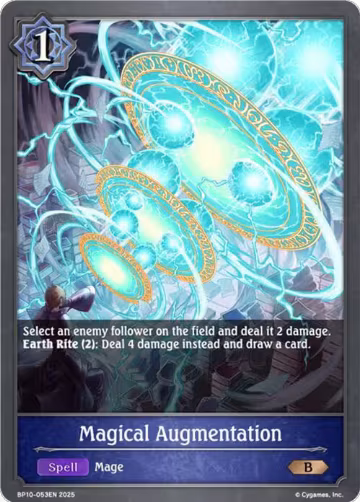Magical Augmentation (BP10-053EN), Gods of the Arcana — Shadowverse card price