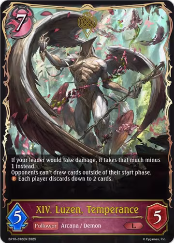 XIV. Luzen, Temperance (BP10-076EN), Gods of the Arcana — Shadowverse card price