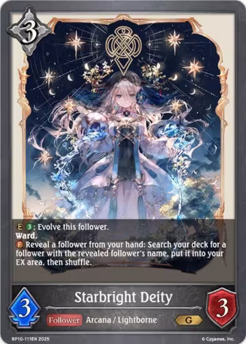 Starbright Deity (BP10-111EN), Gods of the Arcana — Shadowverse card price