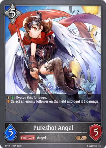 Pureshot Angel (BP10-119EN), Gods of the Arcana — Shadowverse card price