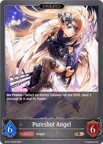 Pureshot Angel (Evolved) (BP10-120EN), Gods of the Arcana — Shadowverse card price