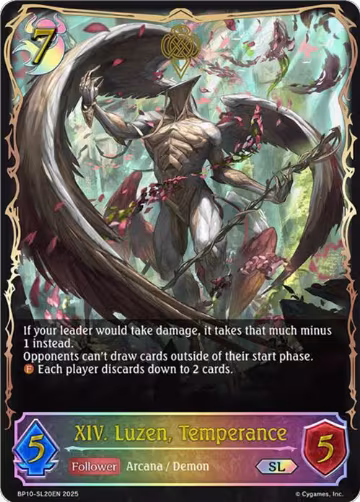 XIV. Luzen, Temperance (SL) (BP10-SL20EN), Gods of the Arcana — Shadowverse card price
