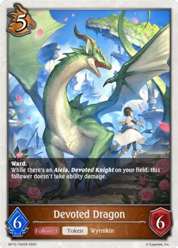 Devoted Dragon (BP10-T02EN), Gods of the Arcana — Shadowverse card price