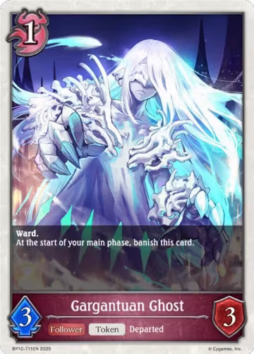 Gargantuan Ghost (BP10-T11EN), Gods of the Arcana — Shadowverse card price