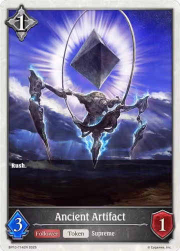 Ancient Artifact (BP10-T14EN), Gods of the Arcana — Shadowverse card price