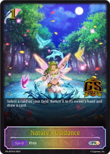 Nature's Guidance (PR-267EN) (PR-267EN), Shadowverse: Evolve Promo Cards — Shadowverse card price