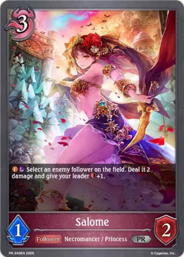 Salome (PR-240EN), Shadowverse: Evolve Promo Cards — Shadowverse card price