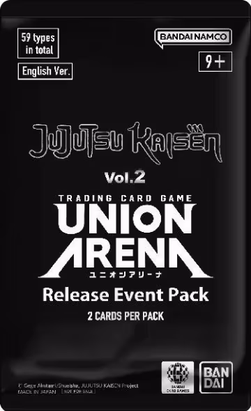 Jujutsu Kaisen Vol.2 - Release Event Pack, UEX02BT: Jujutsu Kaisen Vol.2 Release Event Cards — Union Arena sealed product price