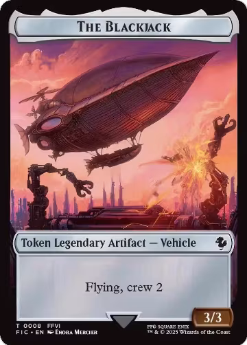 The Blackjack // The Monarch Double-Sided Token (8 // 11), Commander: FINAL FANTASY — Magic card price