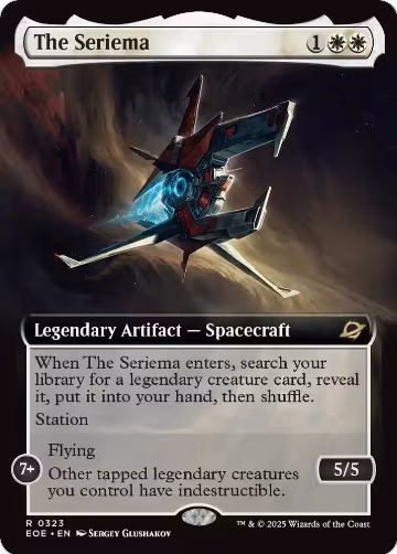 The Seriema (Extended Art) (323), Edge of Eternities — Magic card price