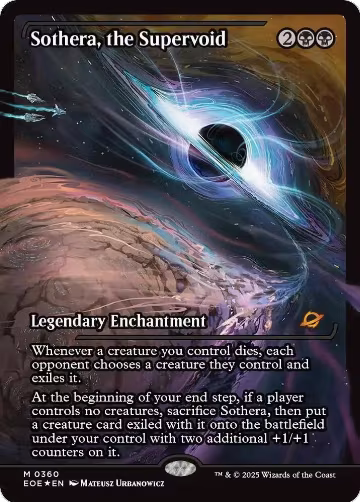 Sothera, the Supervoid (Showcase) (360), Edge of Eternities — Magic card price