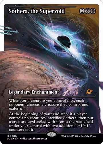 Sothera, the Supervoid (Showcase) (Fracture Foil) (386), Edge of Eternities — Magic card price