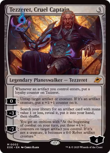 Tezzeret, Cruel Captain (2), Edge of Eternities — Magic card price