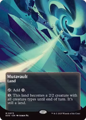 Mutavault (0073) (Borderless) (73), Edge of Eternities: Stellar Sights — Magic card price